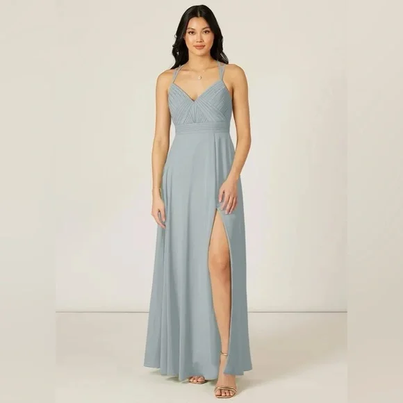 dolphin grey bridesmaid dresses Grey Pregnant Lace Top Modest Illusion Neck Maxi Bridesmaid Dresses